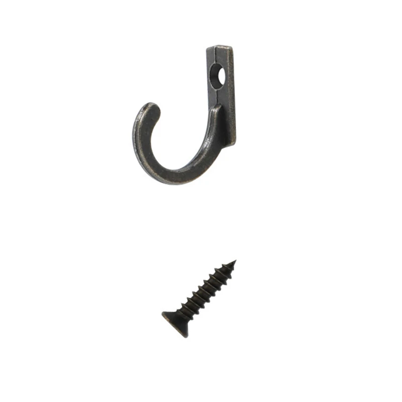 

10 Pcs Vintage Hat Coat Door Hooks Wall Mounted Zinc Alloy Hook Hanger Home HVR88