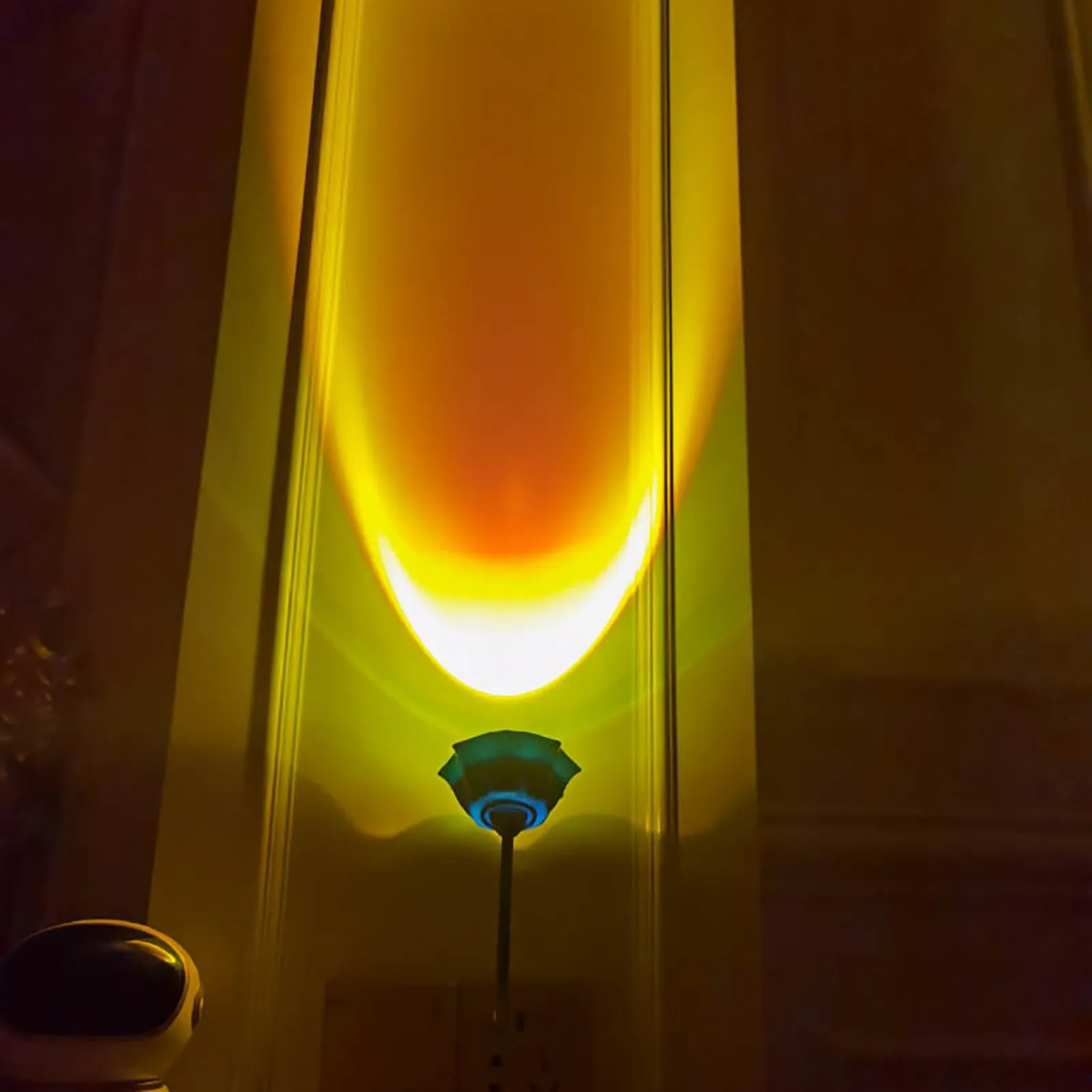 Порт able Радужный закат живой фон атмосферный проектор лампа USB порт солнце