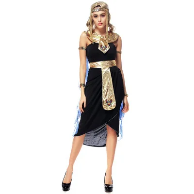

Сексуальная египетская Клеопатра Костюм Богини Хэллоуин Карнавальная Вечеринка египетская королева косплей маскарадный костюм