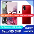 Оригинальный динамический AMOLED дисплей 6,7 дюйма для Samsung Galaxy S20 + S20 Plus, ЖК-дисплей, сенсорный экран, дигитайзер в сборе, SM-G985 G985F G985FDS