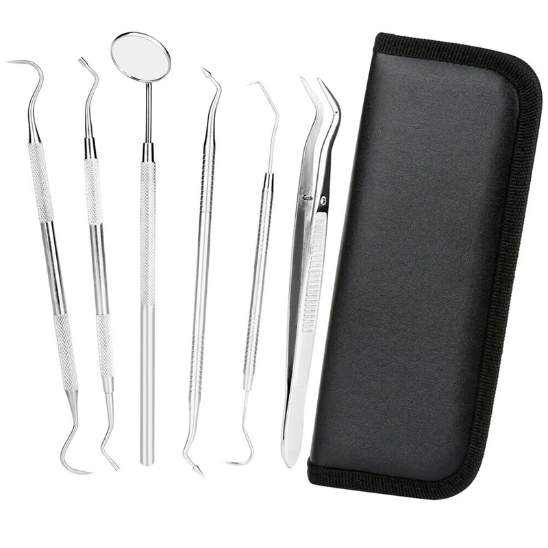 

10X Set Cleaning Care Oral Mirror Tartar Remover Probe