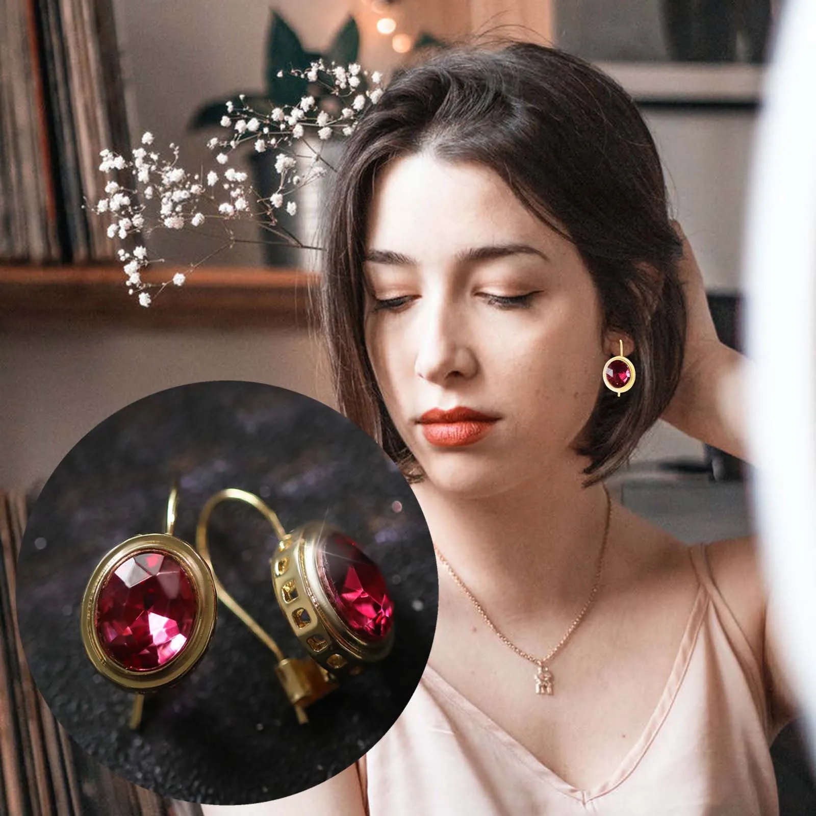 

Earrings For Women 2021 Exaggerated Temperament Earrings Ear Clips Ladies Jewelry Party Gift Pendientes Aro Boucle Oreille