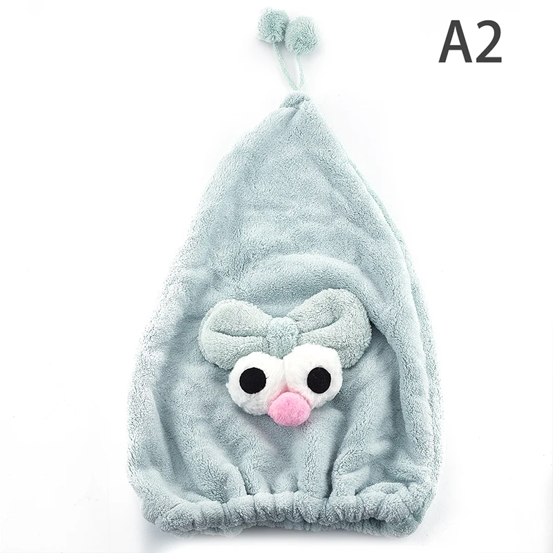 Шапочка для душа Воздухопроницаемый тюрбан волос из микрофибры быстросохнущее