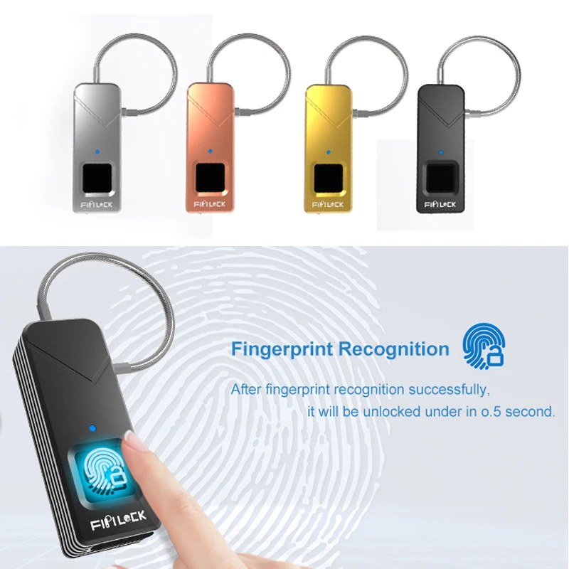 Умный Замок без ключа отпечаток пальца замок IP65 водонепроницаемый защита от