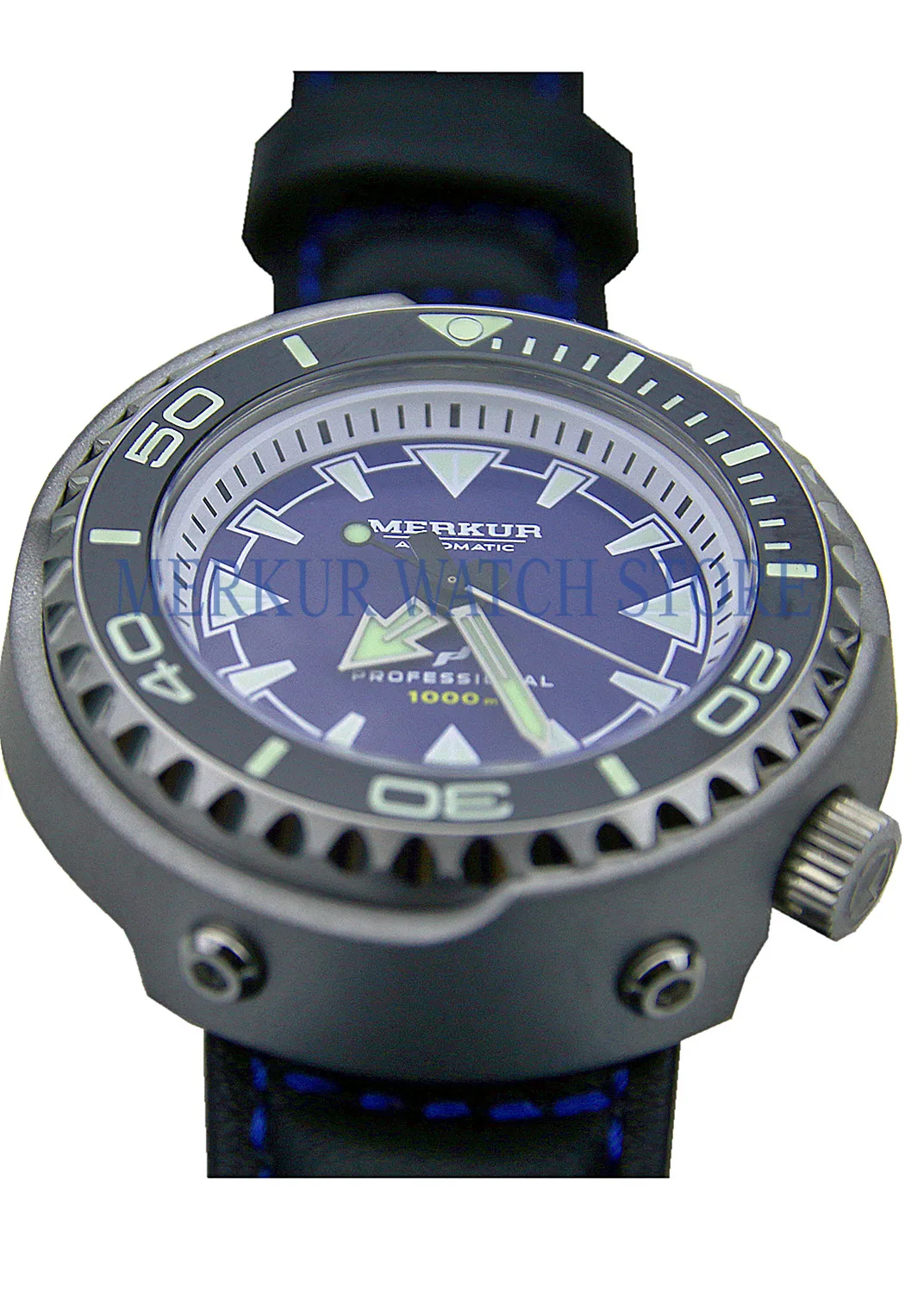 MERKUR 1000M Monoblock Tuna Can Automatic Pro Diver Dive винтажные часы | Наручные