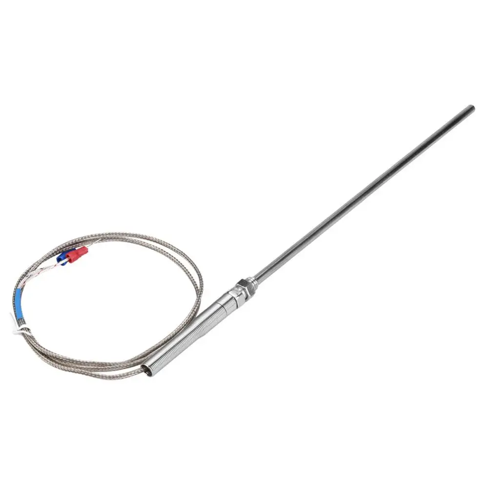 Зонд термопары типа K 200 мм цифровой провод 0 400 ℃ промышленный датчик с резьбой