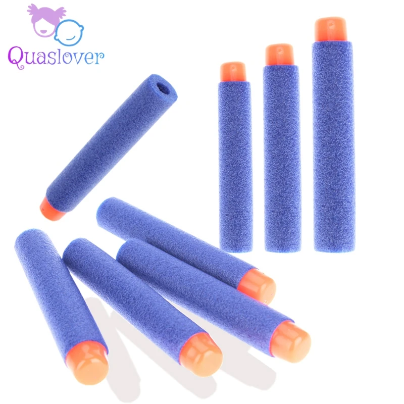 100pcs пули для Nerf аксессуары игрушечного пистолета мягкий пустотелая игрушка