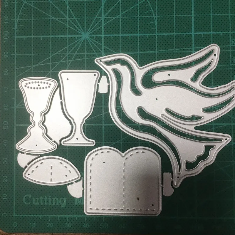 

Hanukkah Holy Water Pigeon Metal Cutting Dies Stencils For DIY dies Scrapbooking Embossing Die Cuts Paper Card Making Craft dies