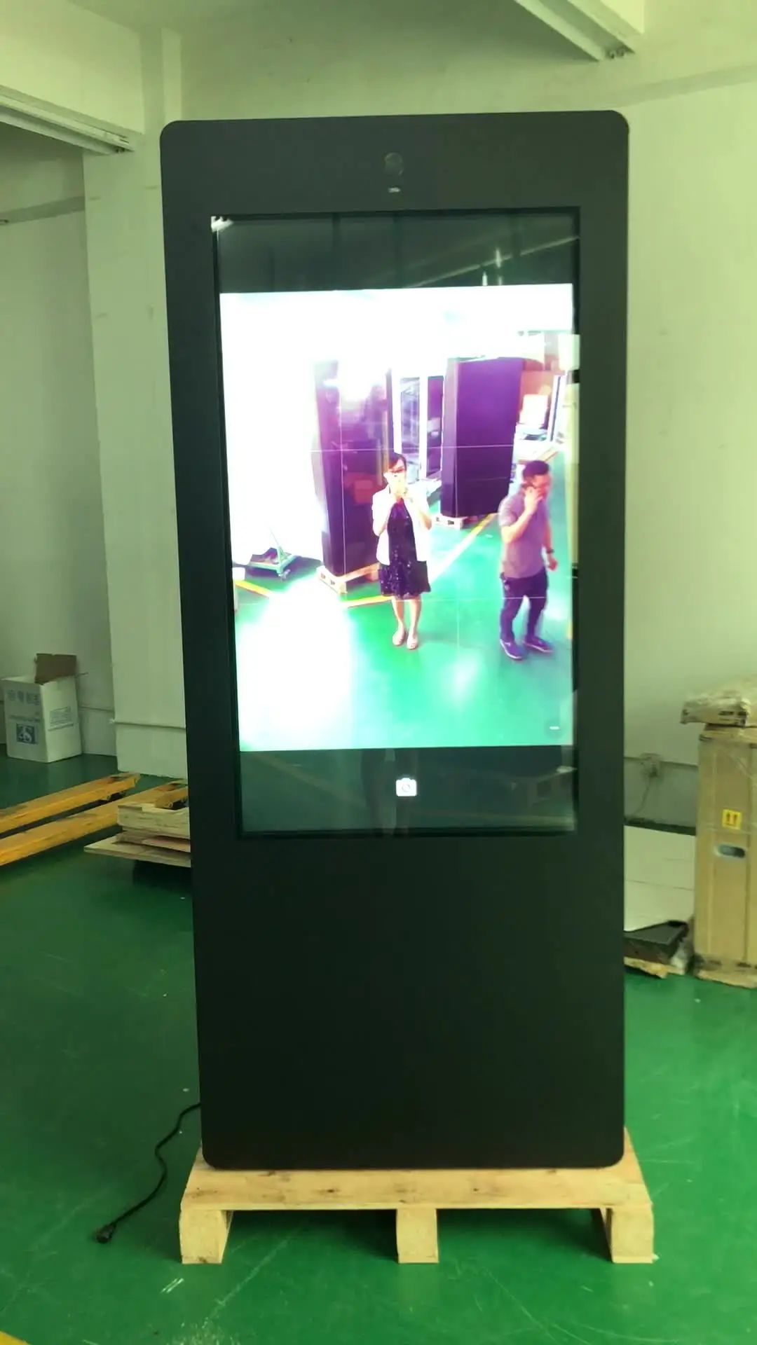 

55 inch floor standing waterproof lcd tv ip65 double sided vertical lcd advertising tv displayer