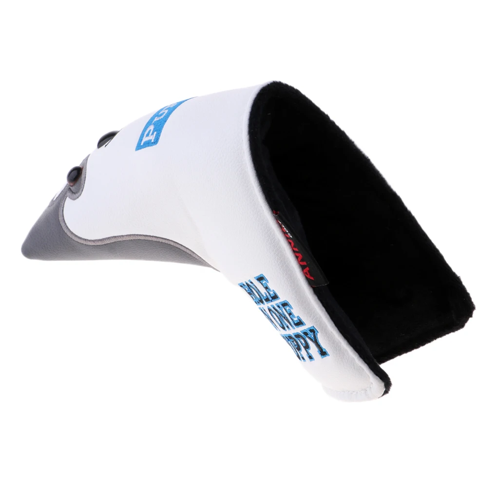 

Premium Golf Putter Cover Mallet Head Cover Club Closure L Shape