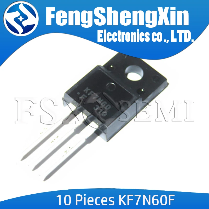 10 шт. транзистор KF7N60 TO220 KF7N60F TO 220 7N60 600 В 7A N канальный MOS полевой эффект| |
