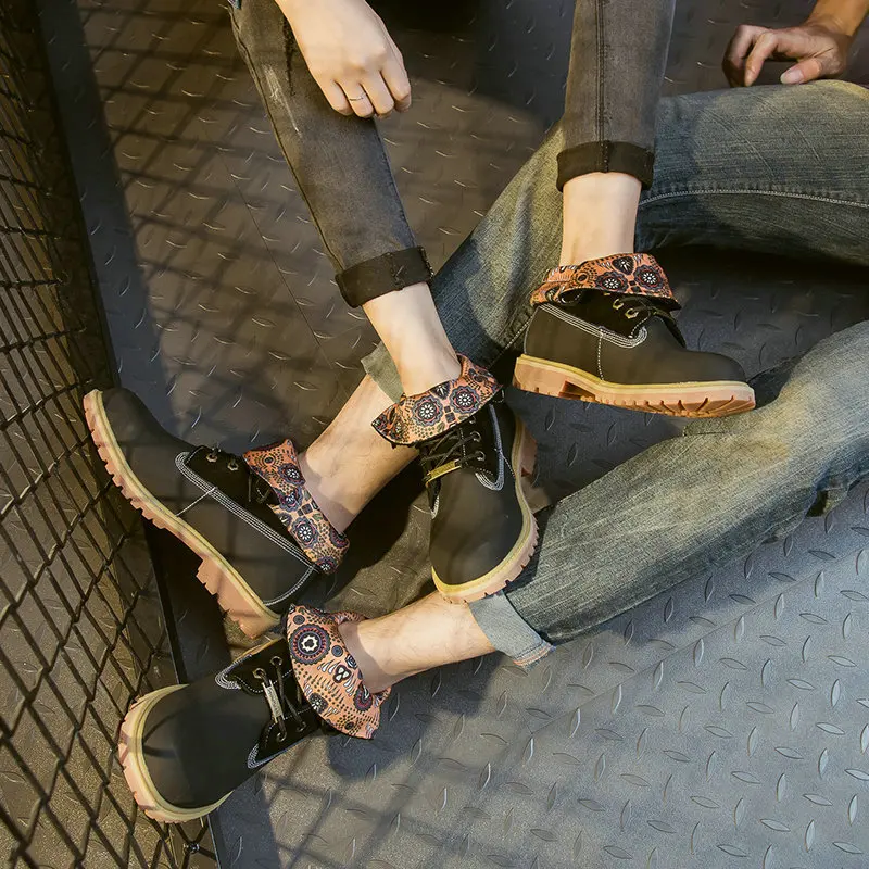 Женские ботинки Martin из 100% натуральной кожи рабочие Уличная обувь для пар женские