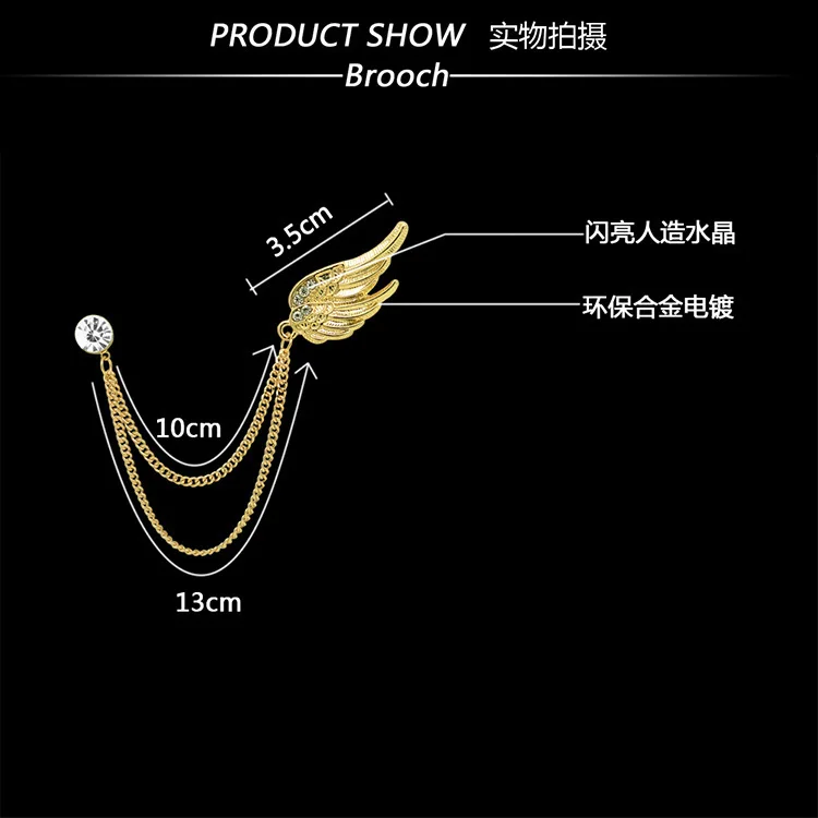 Корейский стиль украшение для воротника Женская булавка аксессуары мужчин |