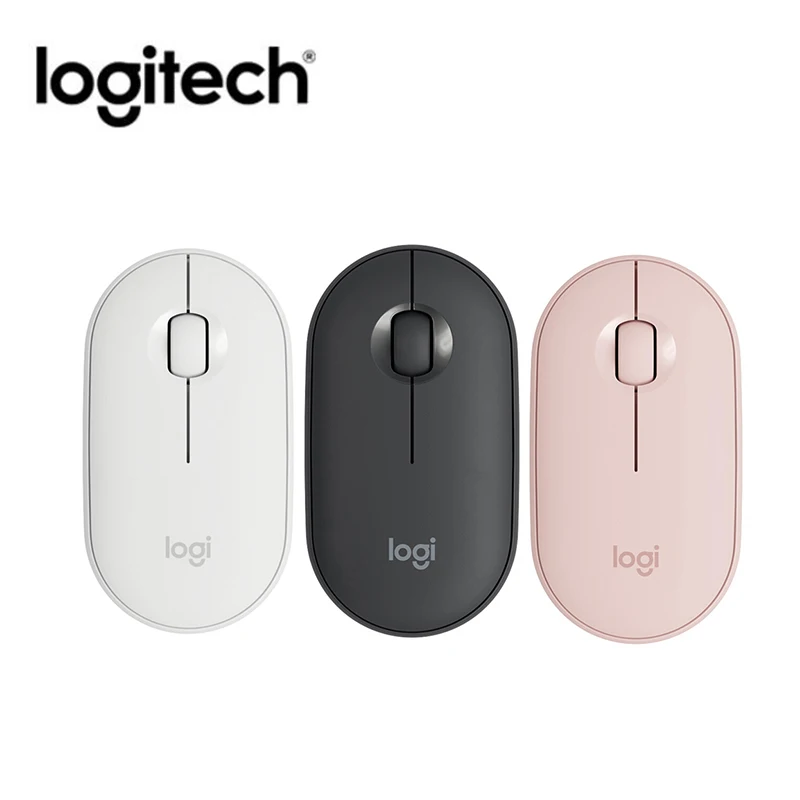 Мышь Logitech Pebble Беспроводная с поддержкой Bluetooth и 3 кнопками 1000 точек/дюйм|Мыши| |