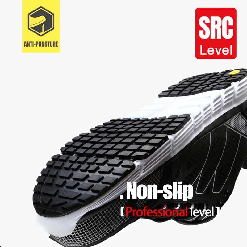 LARNMERN/Мужская безопасная обувь со стальным носком легкие дышащие Нескользящие