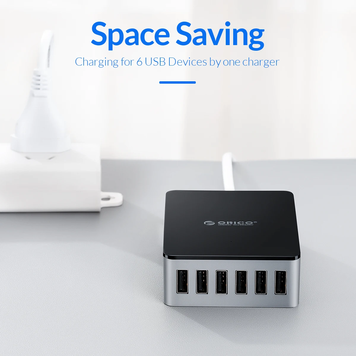 ORICO 6 портов USB зарядное устройство настольная зарядная док-станция 50 Вт для iphone