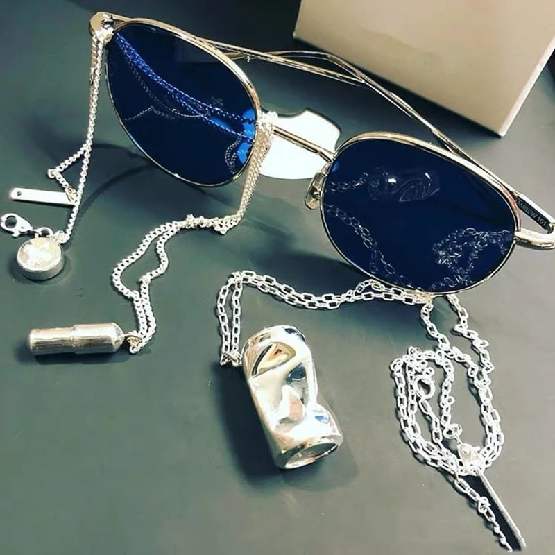 

High Street Fashion Mens Necklace Pendant Coke Bottle Hip Hop Jewelry Sterling Silver 925