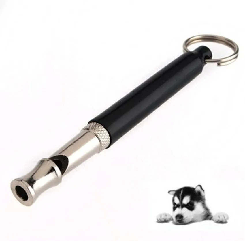 

Pet Dog Puppy Adjustable Ultrasonic Sound Training Obedience Whistle Sound Brass Training Whistle Silver Key Training