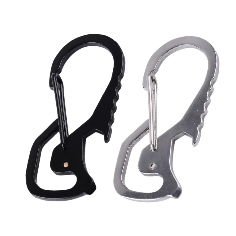

1pcs Mini Carabiners Spring Backpack Clasps EDC Keychain Camping Hooks Paracord Tactical Survival Tools Climbing Accessories