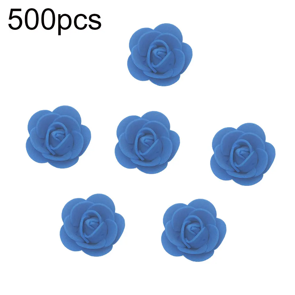 Новое поступление 500 шт 3,5 см ПЭ пена Искусственный цветок розы DIY медведь кукла Дворец бракосочетаний Декор