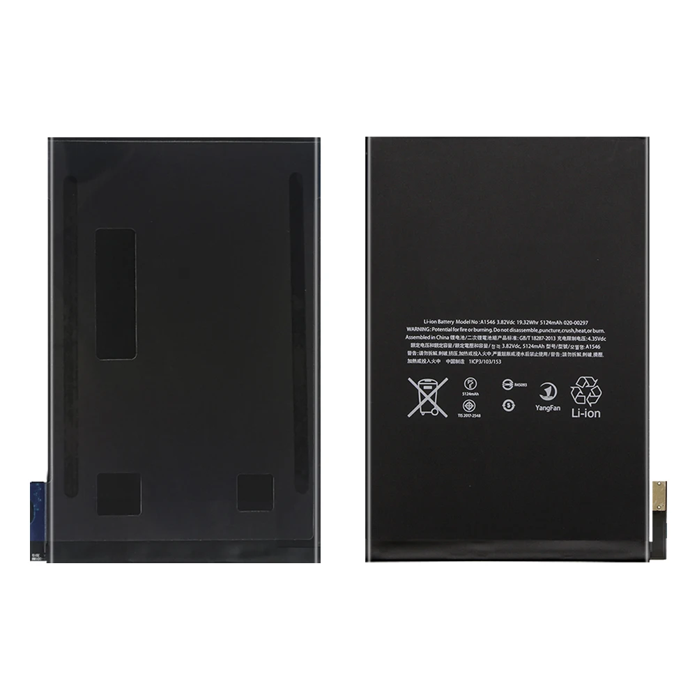 100% новый запасной аккумулятор для iPad mini 4 Mini4 A1538 A1546 A1550 A1389 5124mAh реальная емкость 0