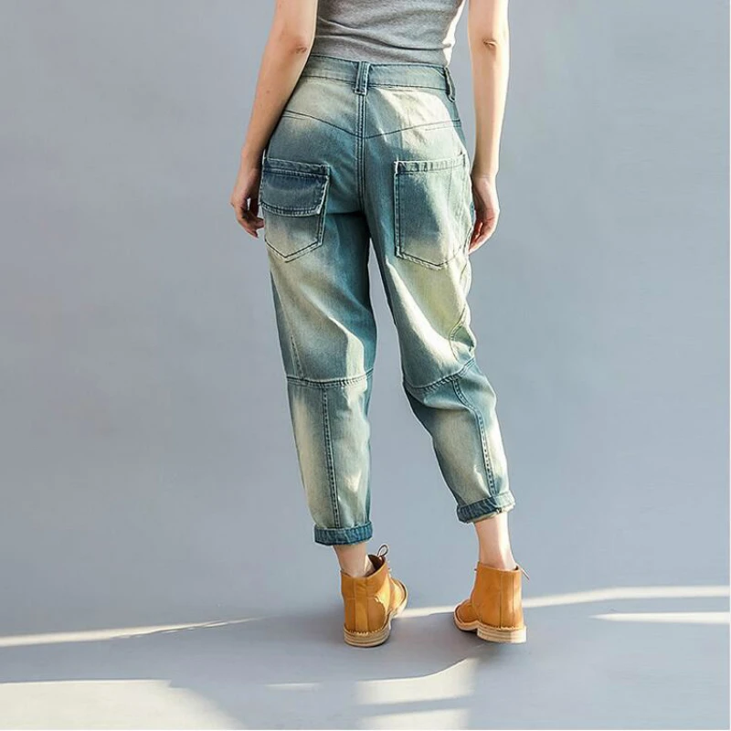 Новинка 2020 оригинальные брюки-султанки Свободные повседневные винтажные