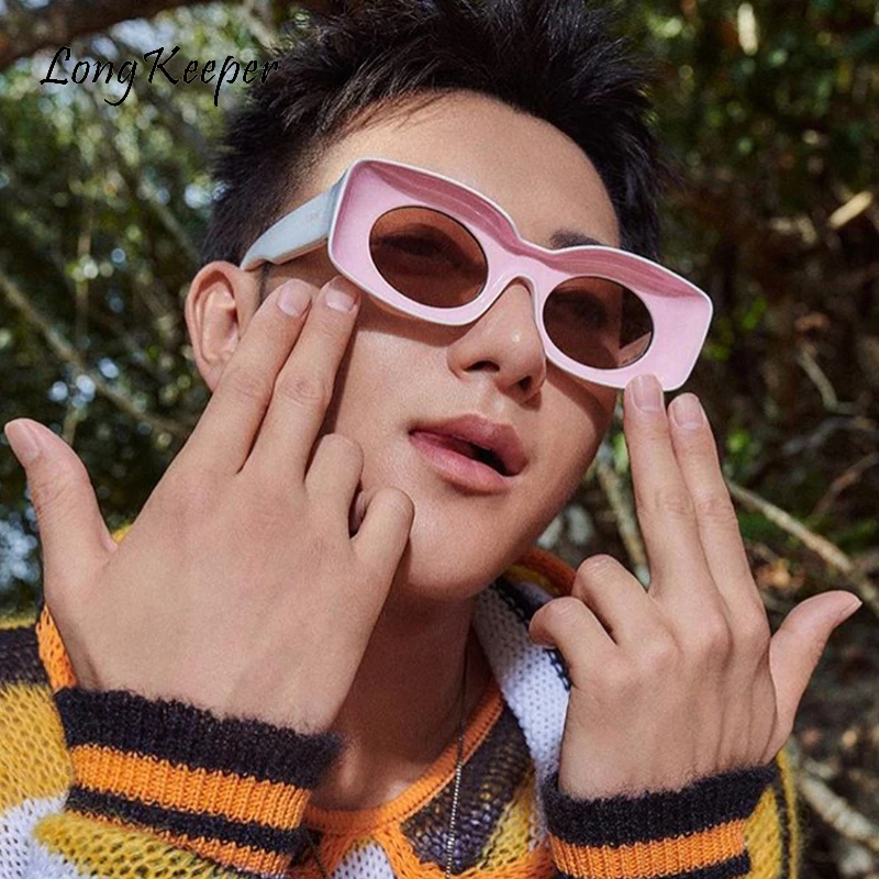 Трендовые Новые квадратные солнцезащитные очки для женщин и мужчин 2020 летние