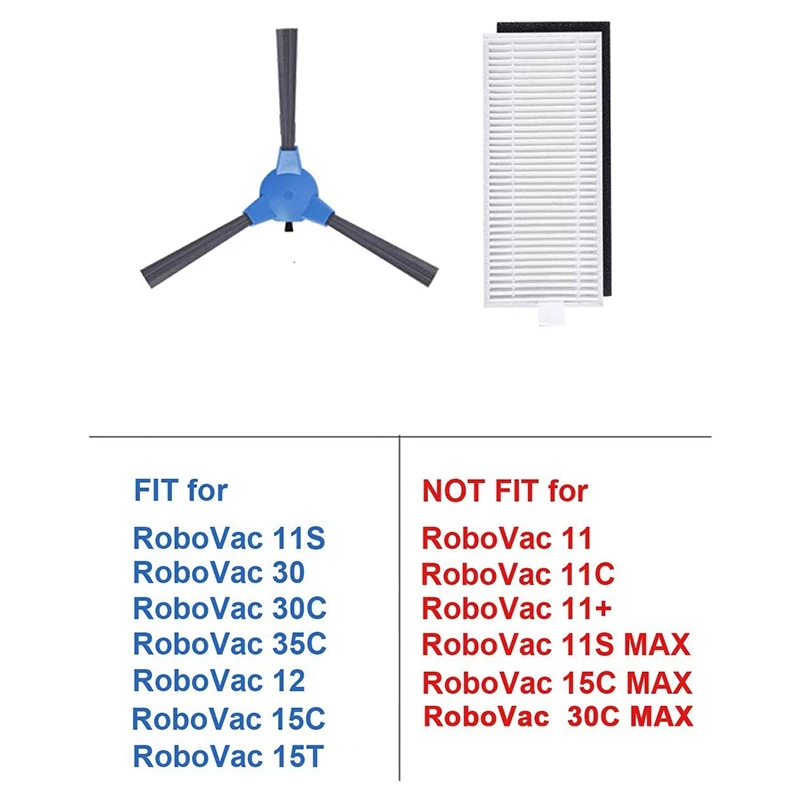 Горячая Распродажа запасные части для Eufy RoboVac 11S 15T 30 30C 15C 12 35C Robo|Запчасти пылесоса|