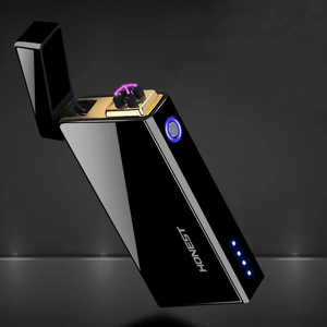 USB-зажигалка, перезаряжаемая фонарь, ветрозащитная беспламенная Электронная зажигалка, USB сенсорные зажигалки для сигар