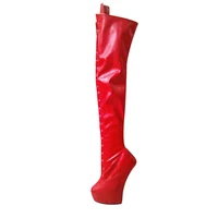 womens boots 7 09in high height sex boots party boots hoof heels over the knee boots us size 6 14 no wg2020