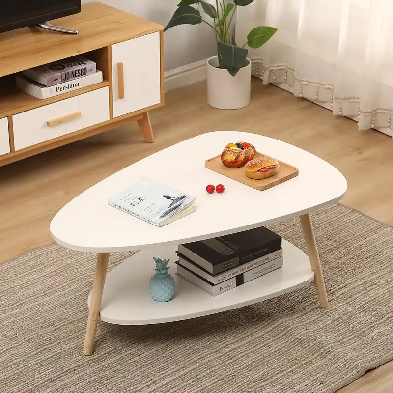 

Fashion Coffee Tables Simple Mini Nordic Convenient Sofa Modern Ellipse Practical Natural Tea Tables Living Room Decoration HWC