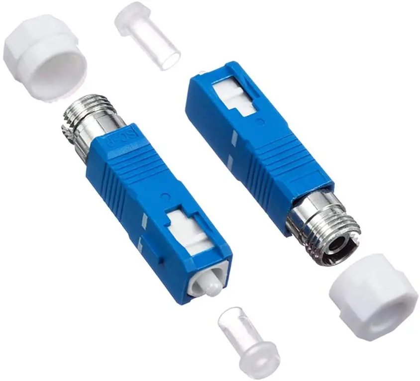 Fc - sc(apc). адаптер для оптоволокна. 1м. пружинные push lock механизмы. адаптер sc/upc mm.