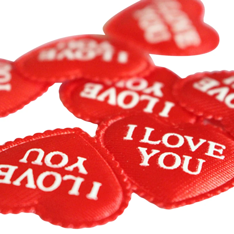 100 ПК любящее сердце Свадебные украшения в виде цветочных лепестков