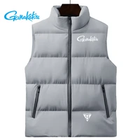 2021 gamakatsu fishing clothes fashion new mens outdoor mountaineering warm and velvet vest winter sports cycling thick jacket