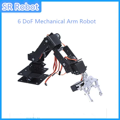 6 DoF механическая рука робота металлический манипулятор робот обучающая