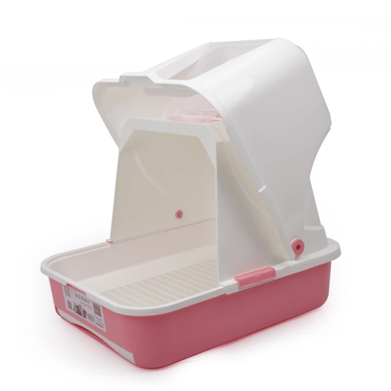 Кошачий песок полностью закрытый Большой туалет Сосновая коробка с двойным