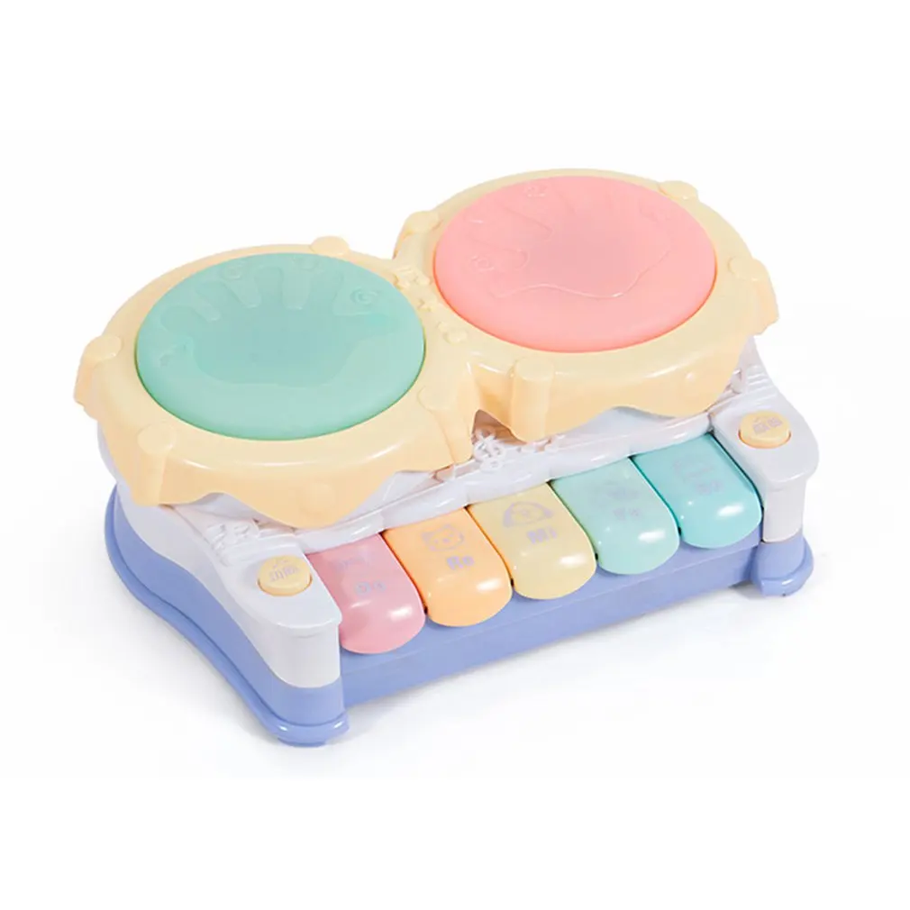2в1 детский фортепианный барабан pat Музыкальные игрушки ручной головоломка