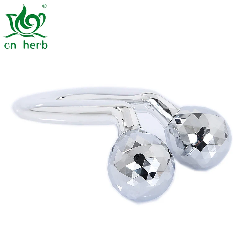

CN Herb Massage Health Care Gifts Solar Power Fitness Massager Multifunctional Roller Massage Facial Massager Free shipping