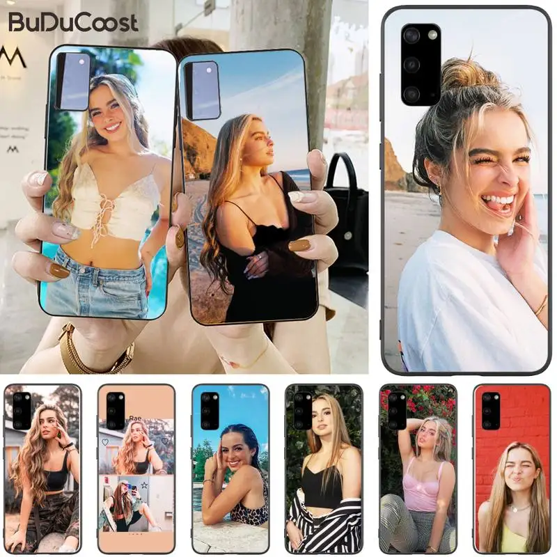 Чехол Slok для телефона с американской девушкой Эддисона Rae для Samsung Galaxy S10 Plus lite S10e S20 S8 S9 plus