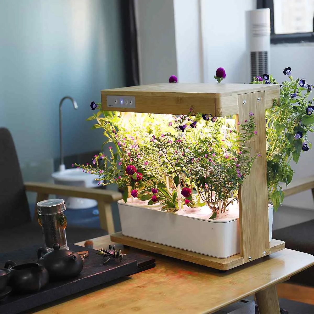 Nursery Flower Planting Box Intelligent Hydroponic Planter Soilless Cultivation Equipment Automatic Water Absorbing Flower Pot