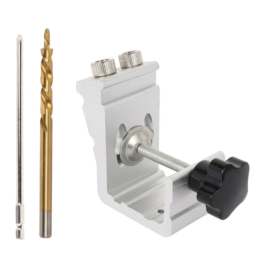 

Набор направляющих для сверления отверстий в кармане, набор направляющих для сверления отверстий в дереве, ступенчатые сверла, отвертка с к...