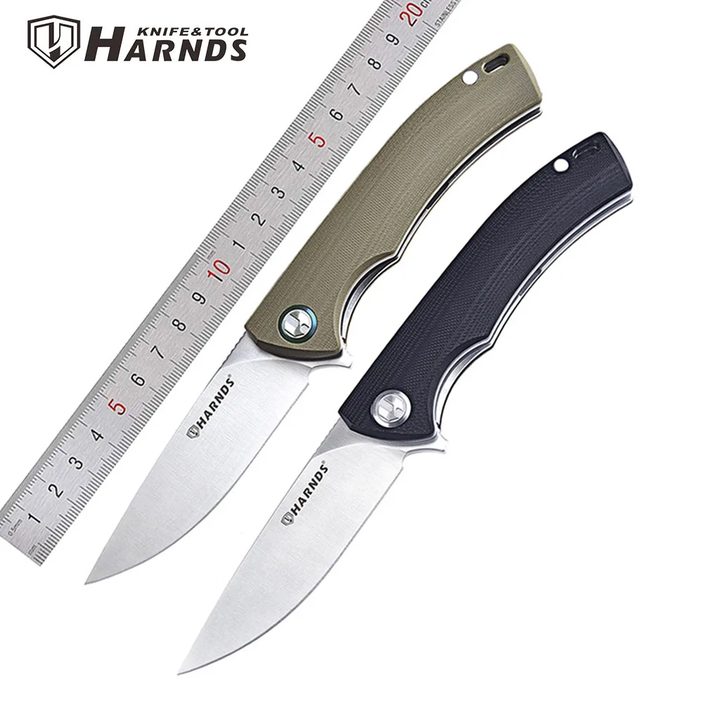 Нож Harnds CK9168 Talisman складной Клинок с ручкой G10 Sandvik 14C28N подшипник 60HRC для