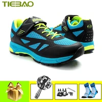 tiebao sapatilha ciclismo mtb men women mountain bike shoes self locking mtb shoes breathable superstar riding bicycle sneakers