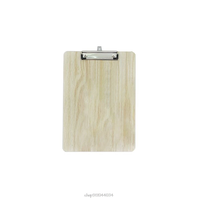

Portable A4 A5 Wooden Writing Clipboard File Hardboard Document Holder Office Stationery F24 21 Dropship