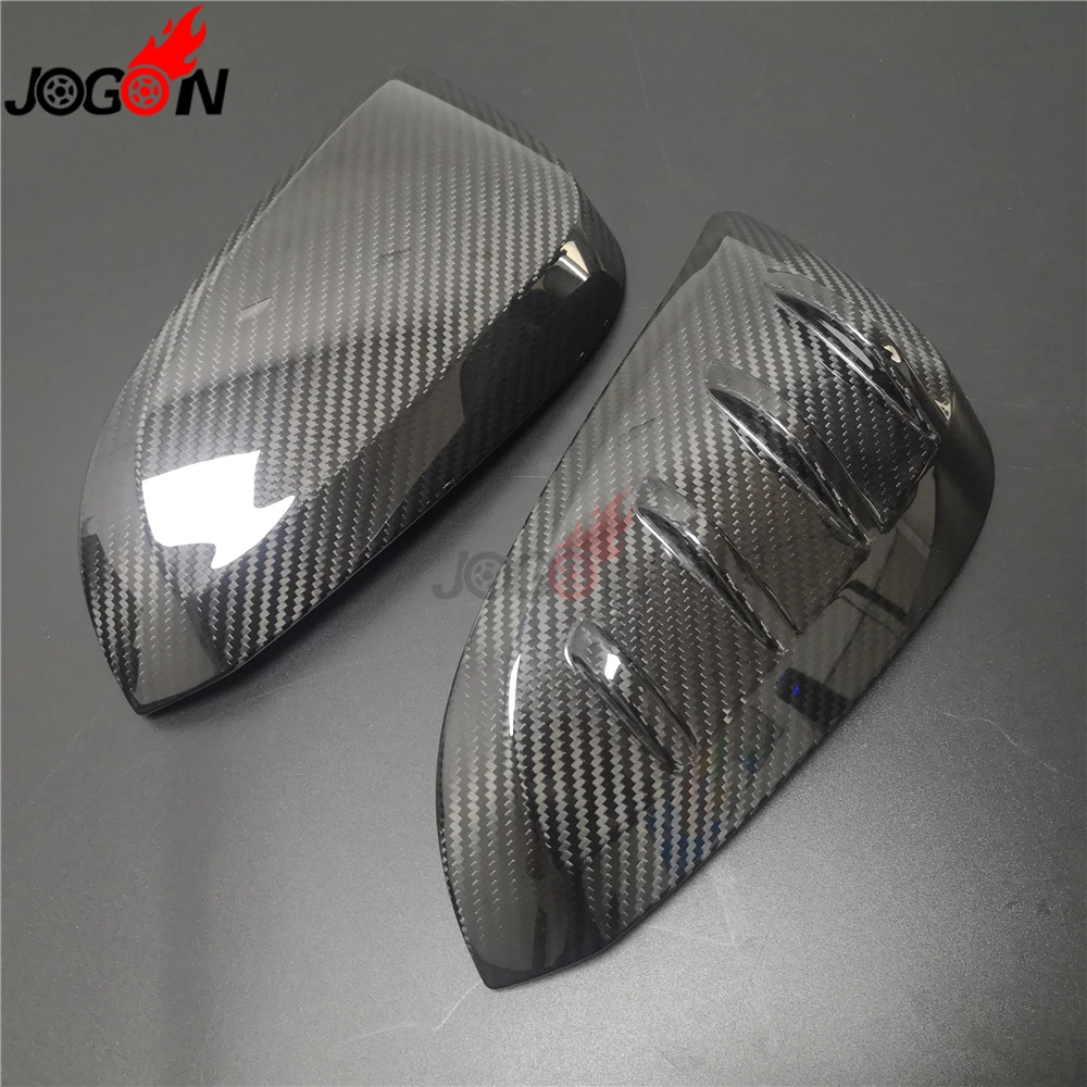 Выхлопной трубы из углеродного волокна для Toyota RAV4 Highlander Noah R80 Voxy Esquire 4runner Hilux Fortuner Innova боковой корпус бокового зеркала элемент облицовки корпуса