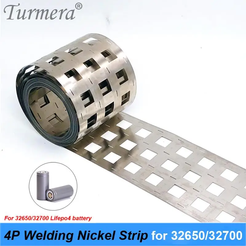 Turmera 32650 32700 4P сварочная никелевая 0 15 мм толщина для батареи 12 В 24 Lifepo4 солнечная