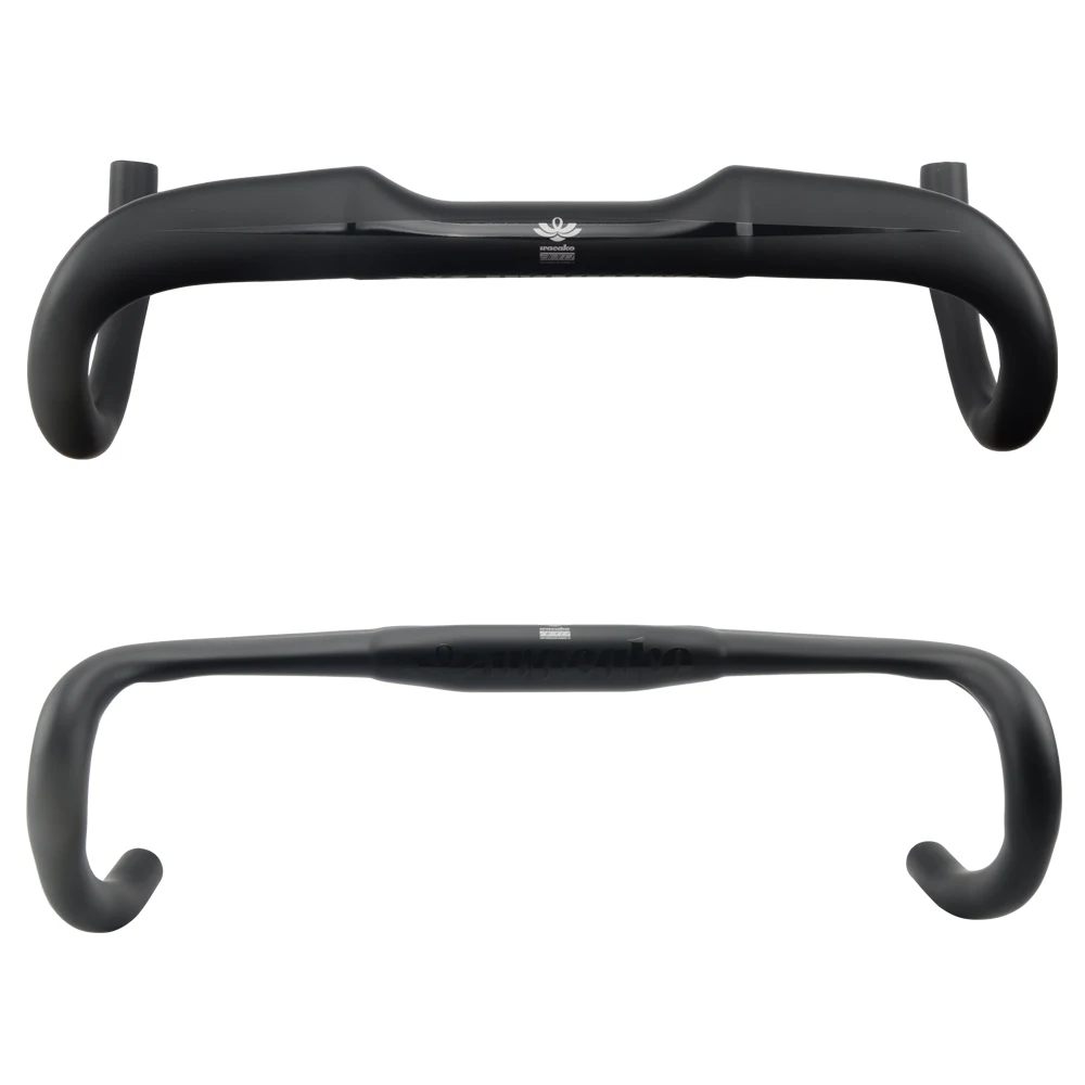 Цена Wacako полностью из углеродного волокна, дорожный велосипед, интегрированный руль с 31,8 мм стержнем, углеродный дорожный руль, аксессуары