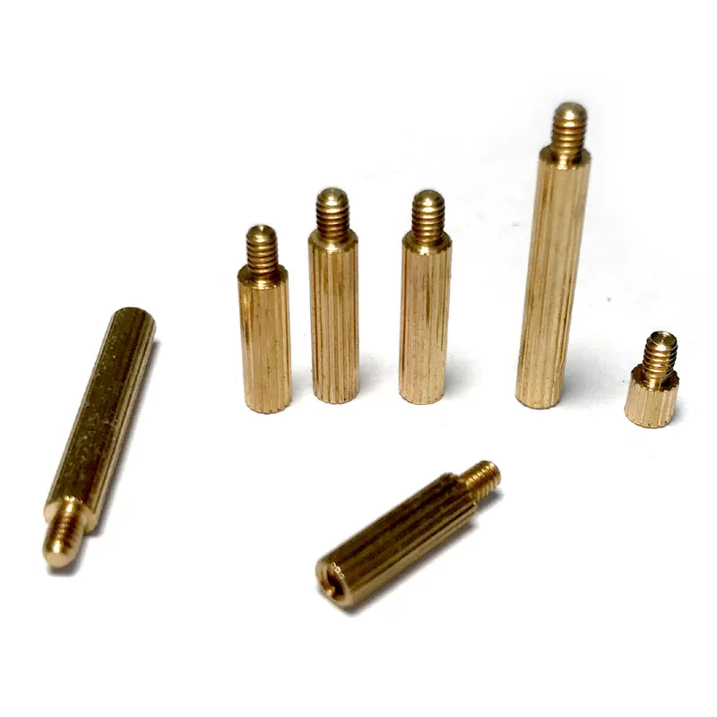 

50pcs M2 Copper Pillar Column Round Standoff Spacer Support Solid Brass Male-Female Female Nut For CCTV PCB Board