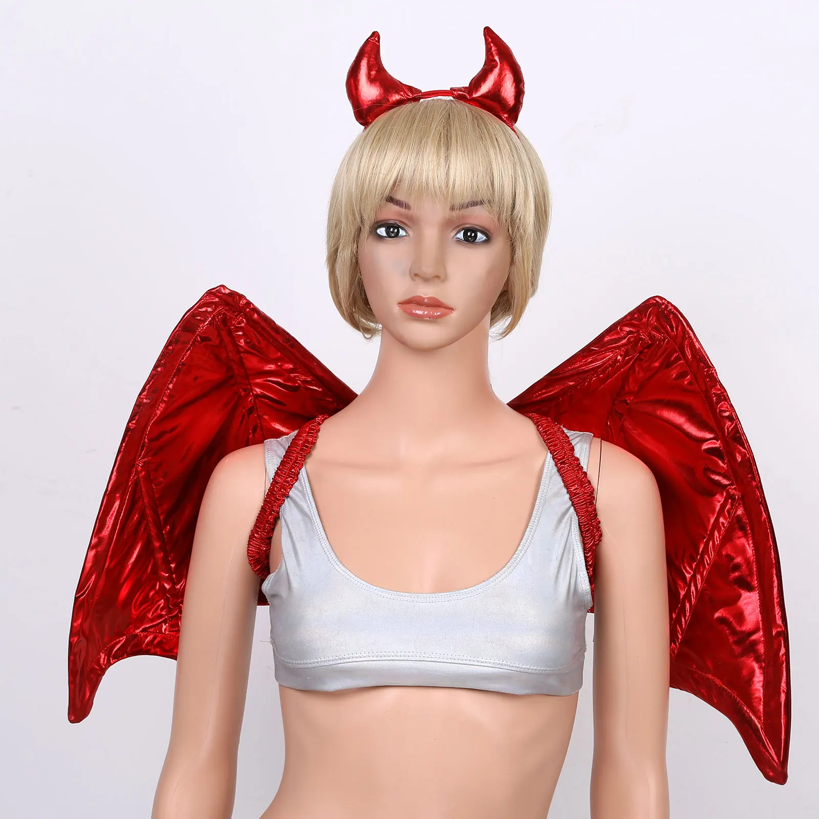 2021 костюмы для косплея взрослых однотонные черные крылья дракона/красного