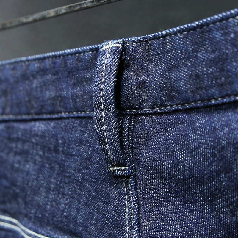 

2020 Autumn Winterr new fashion Full lenght jeans men streetwear ripped hole Plus Size 40 42 44 46